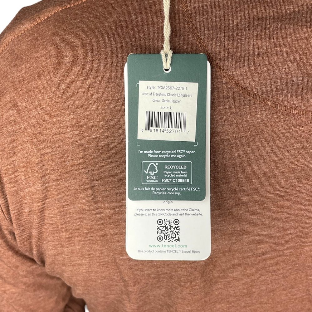 ⭐️SOLD ⭐️ NWT TENTREE long sleeve shirt | size L - Picture 4 of 6